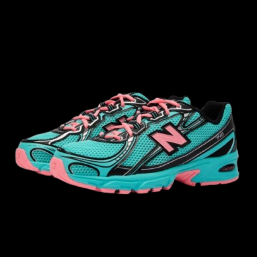 New Balance 740 Running WomensMens Cyber Jade Black Pink